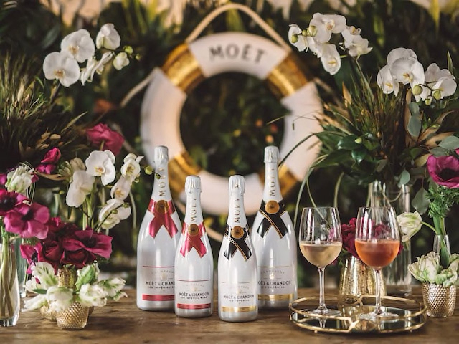 Champagne Wall